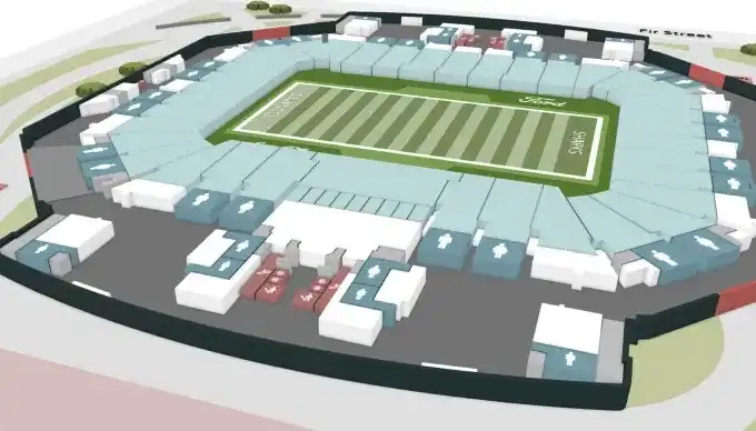 Mappedin stadium map