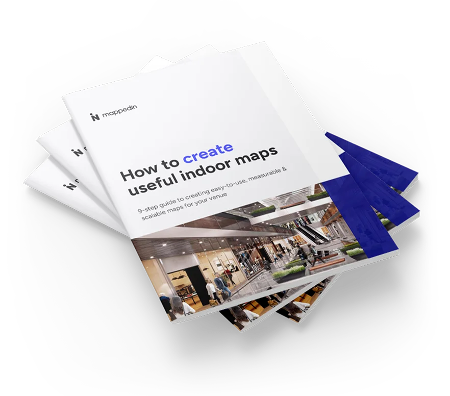 Indoor Mapping Guide Booklets Stacked