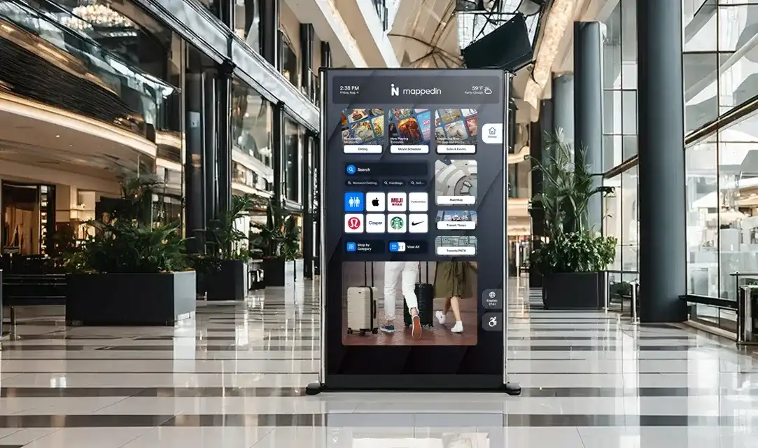 Mappedin Directory at a mall