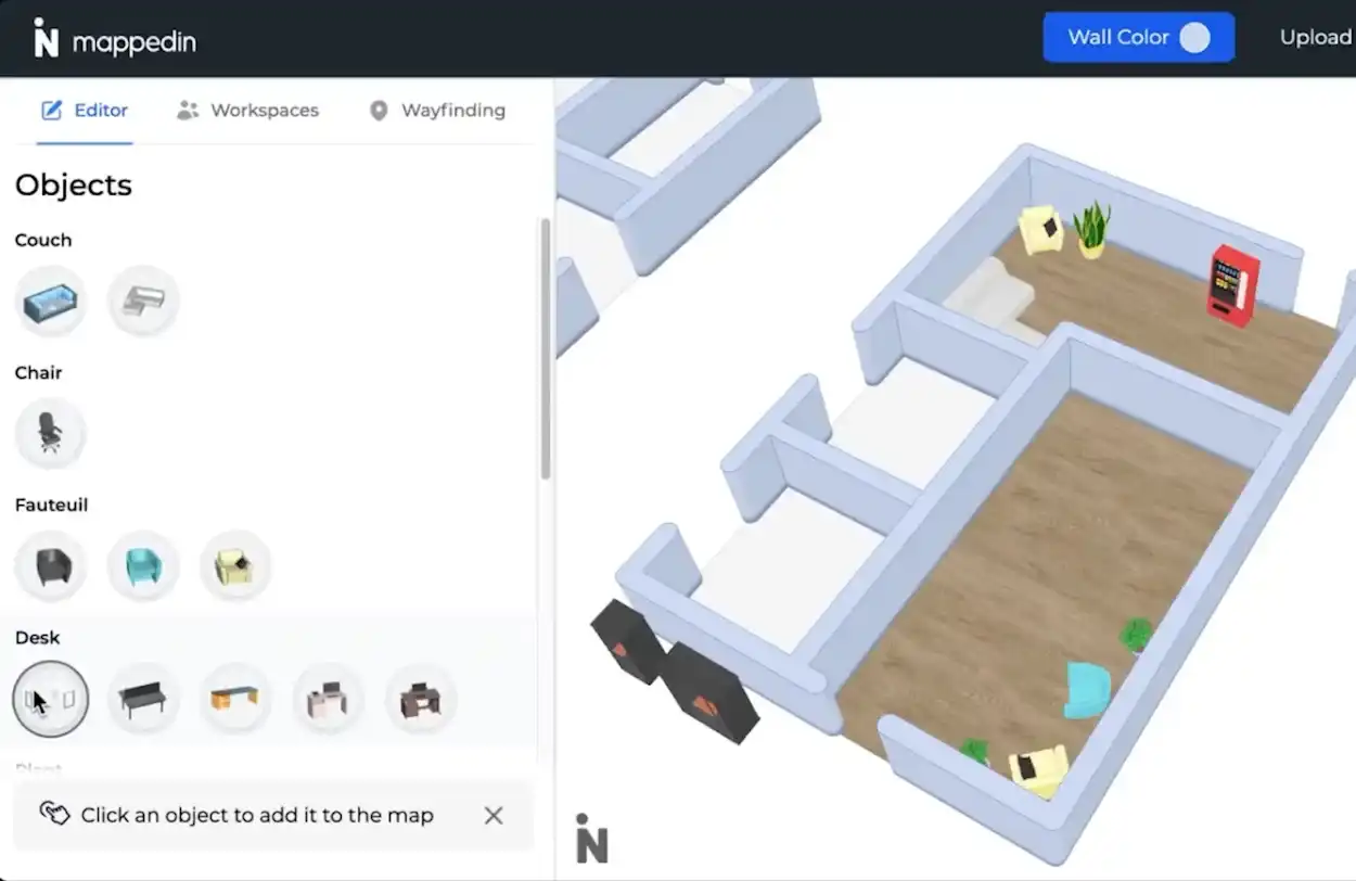 Mappedin 3D Object Placement