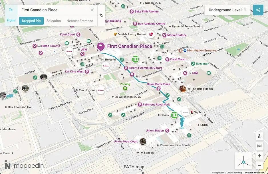 Toronto Path Map