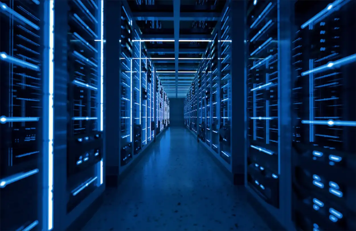 Data server hallway