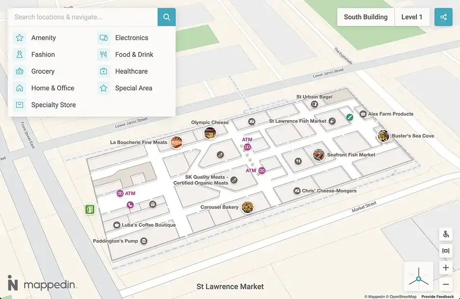 Retail Space Map