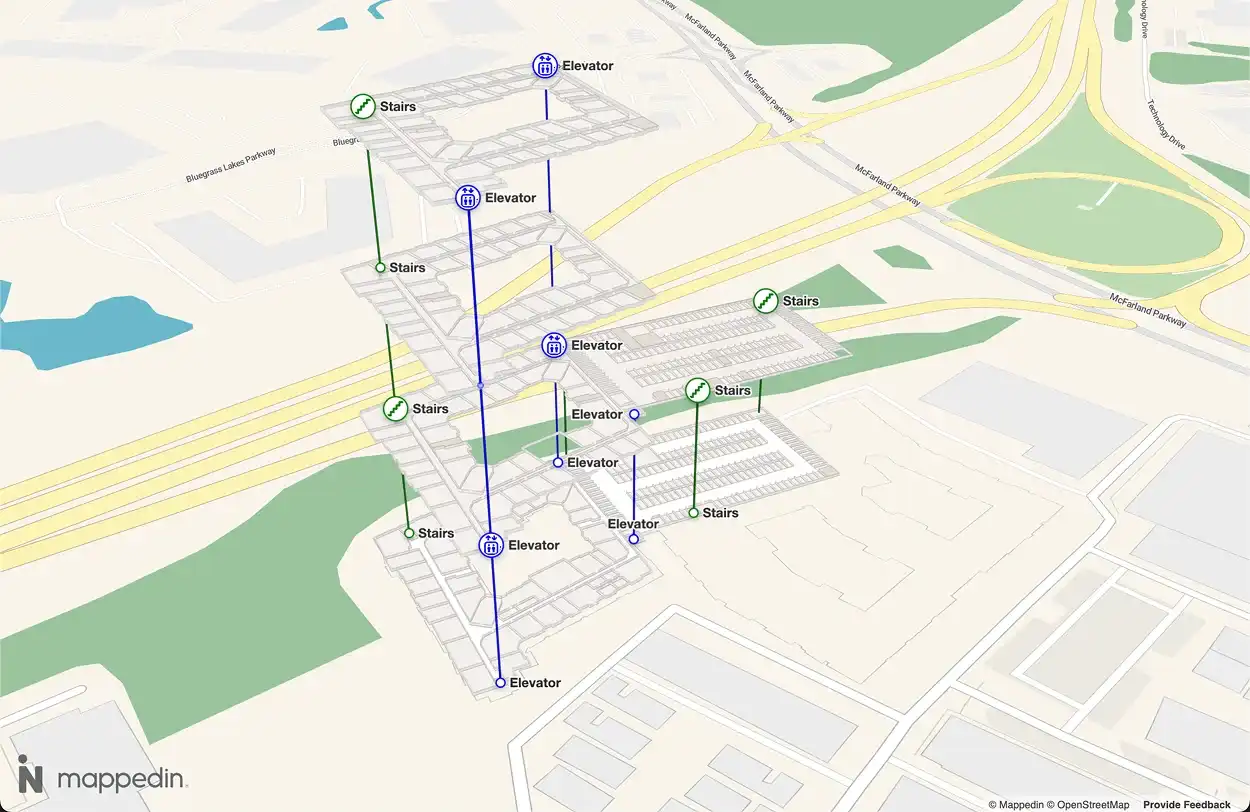 Stacked map example