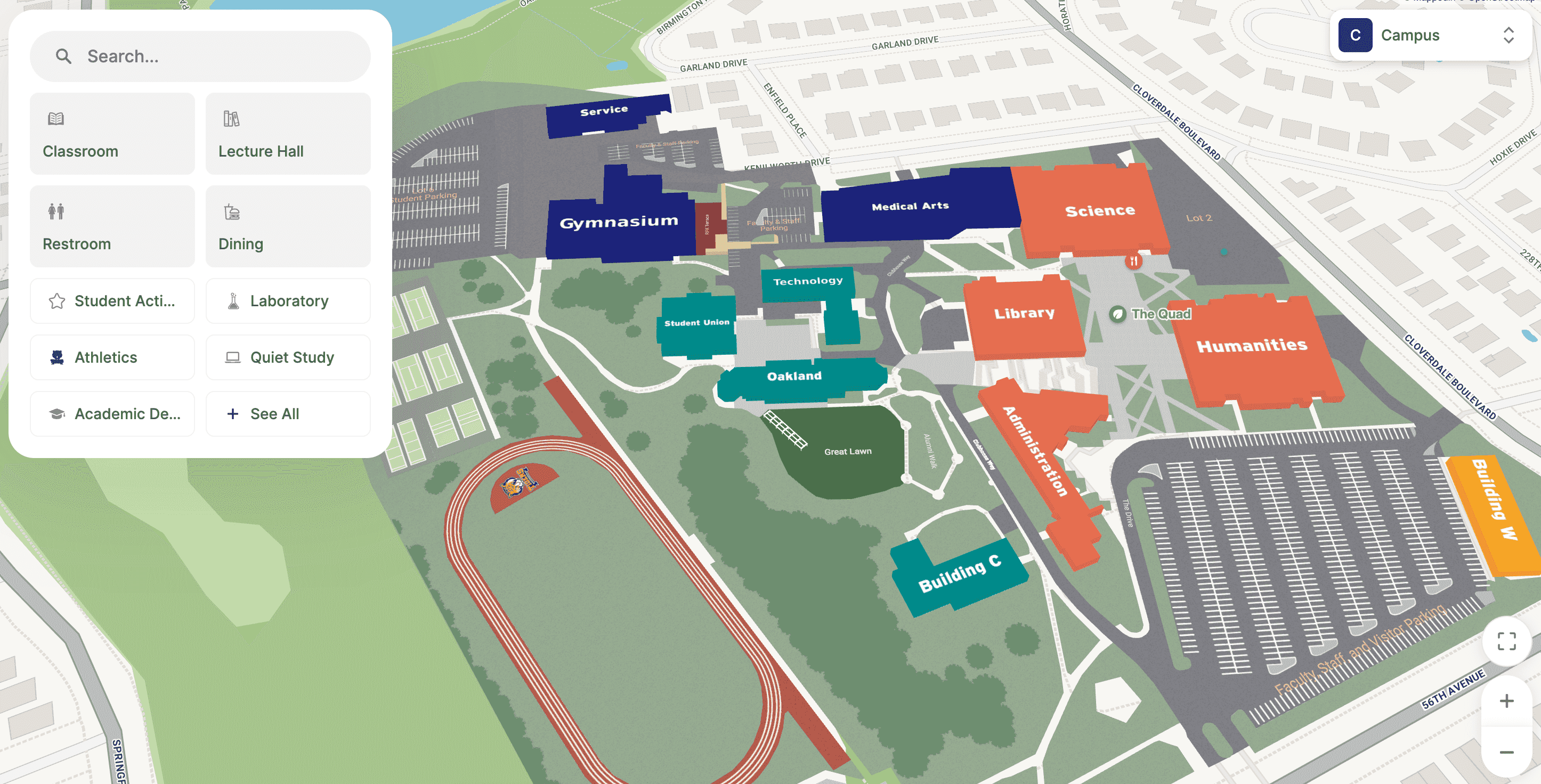 Queensboro Community College Map