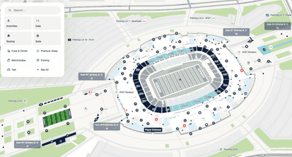 AT&T Stadium Interactive Map & Seating Chart | Mappedin