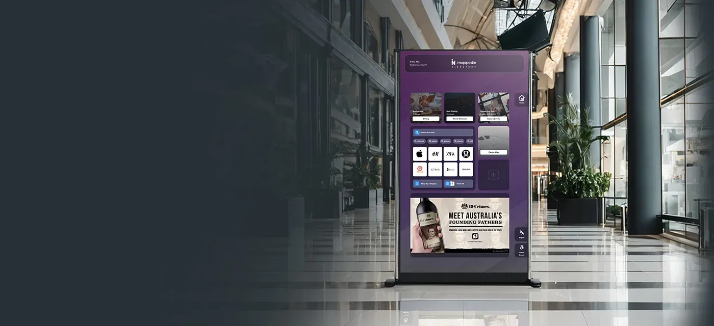 Mappedin Directory in mall