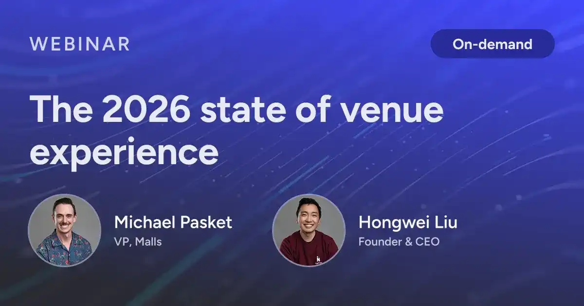 State of Venue Experience 2026 webinar on-demand header