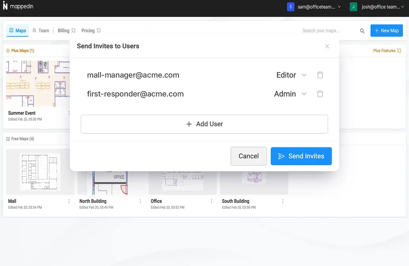 One Place All Updates Example